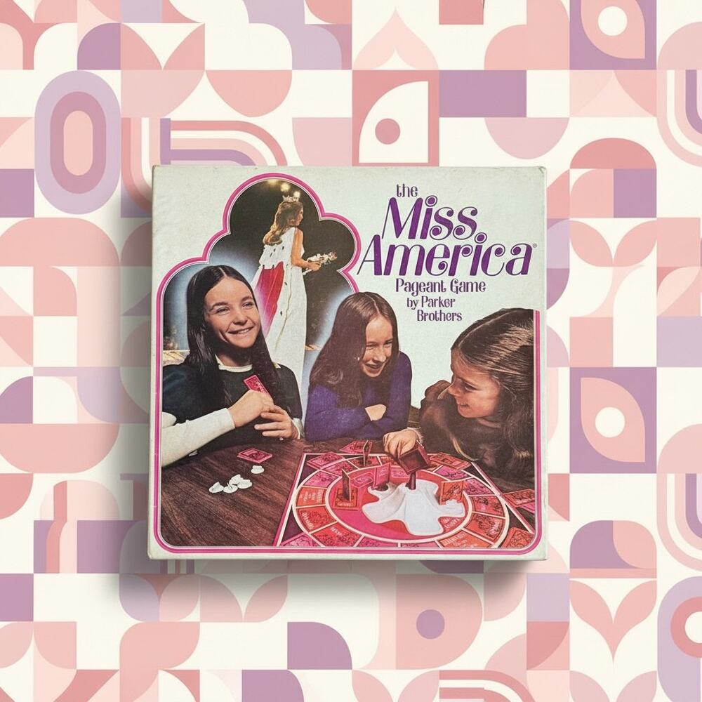 1974 Parker Brothers Miss America Pageant Board Game-Complete-Retro-Family-USA